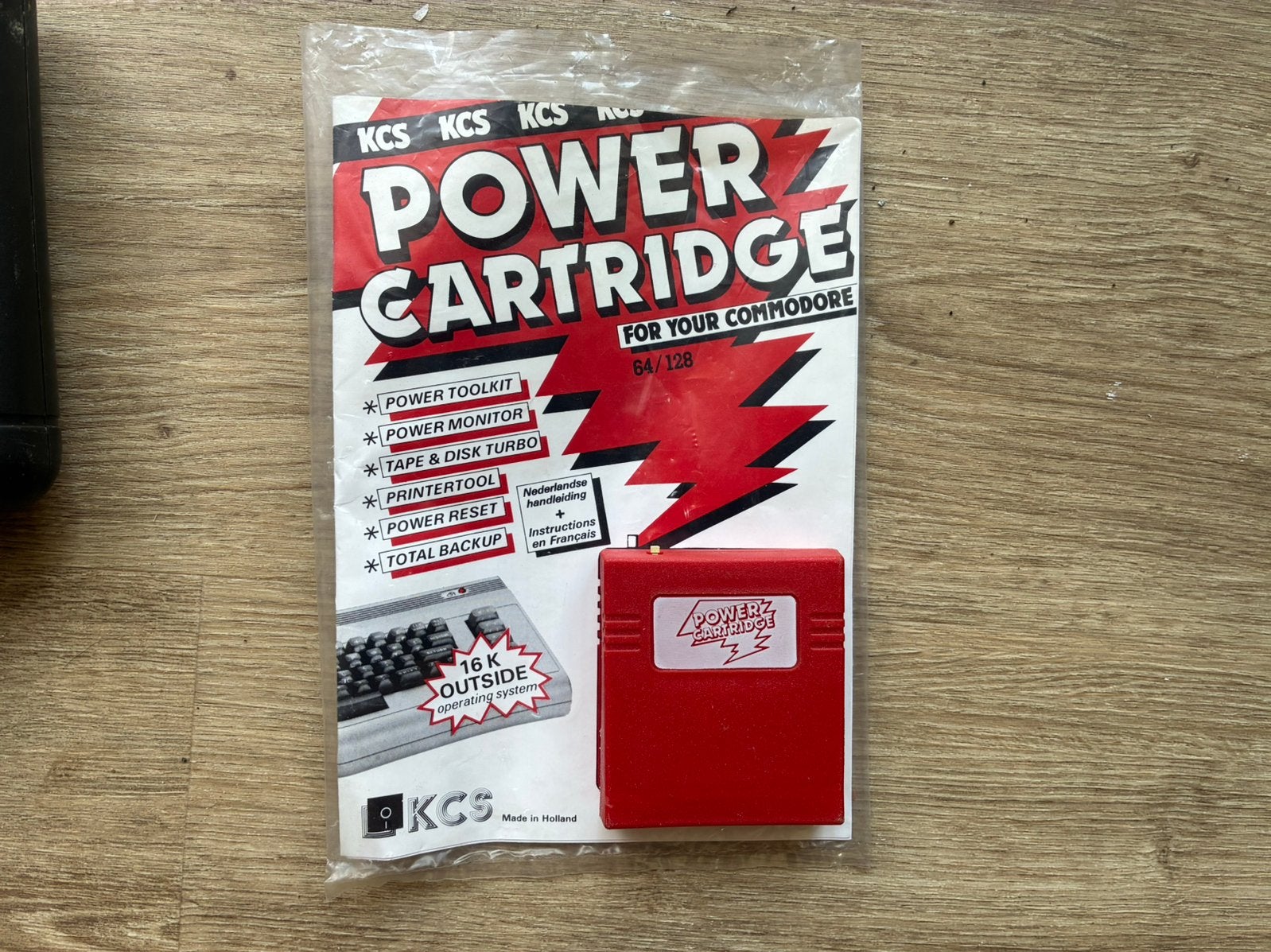 KCS Power Cartridge Commodore 64/128 originele verp. vintage, Computers en Software, Vintage Computers, Ophalen of Verzenden