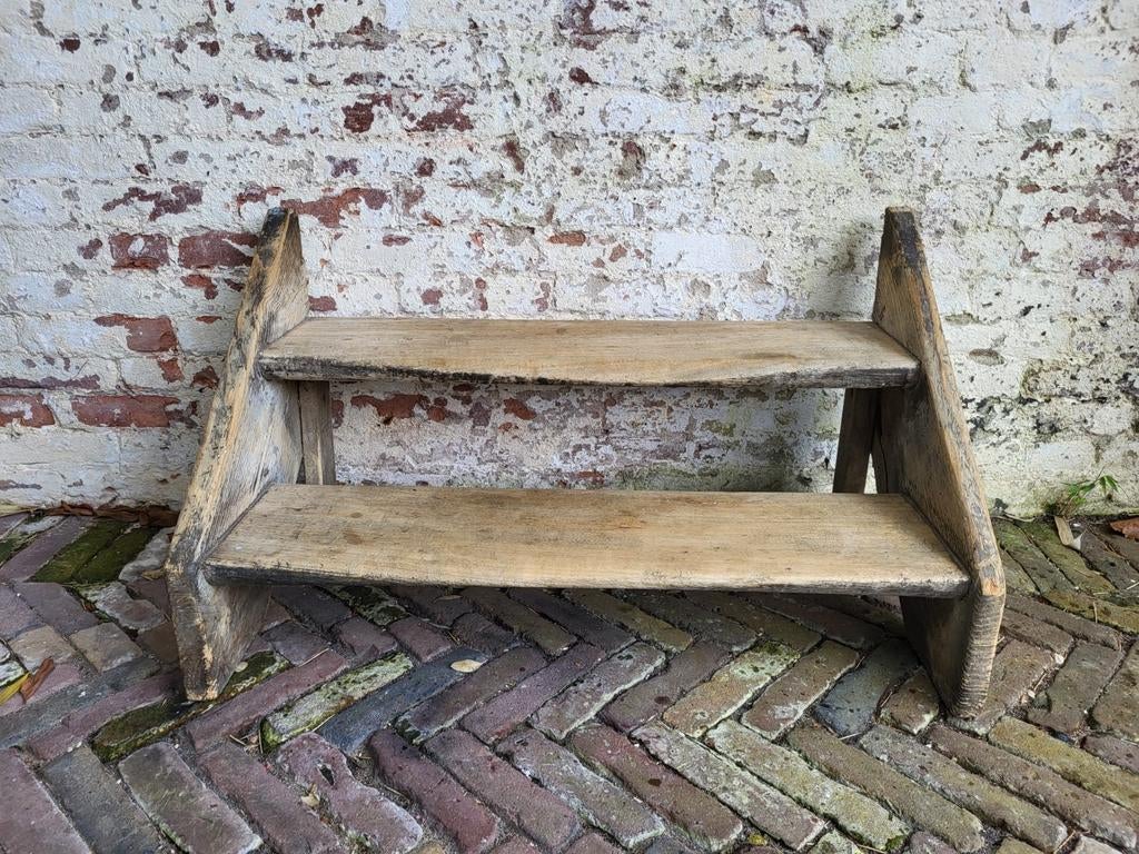 Franse antieke trap/trapje/allegonda, Antiek en Kunst, Ophalen of Verzenden