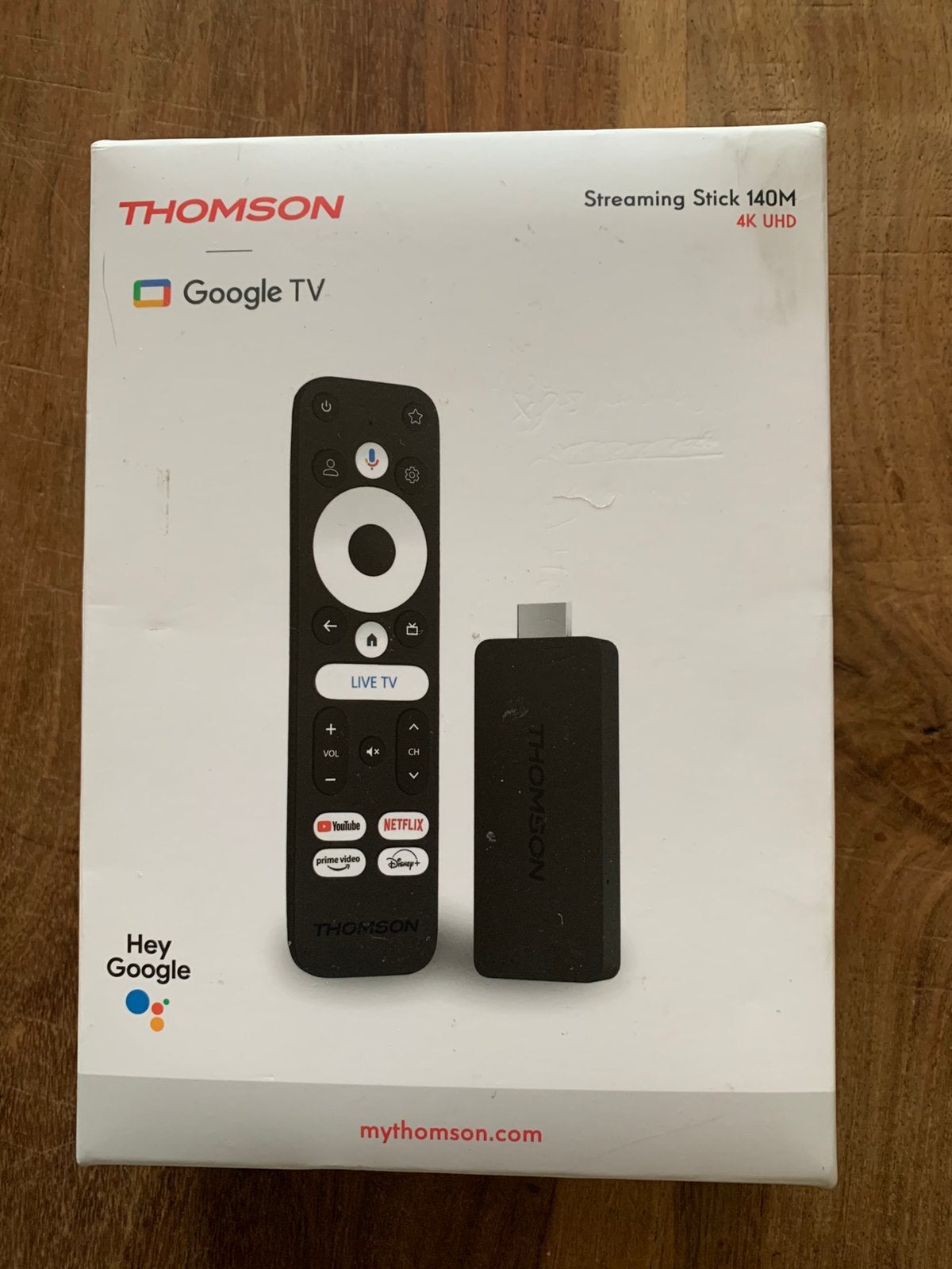 Thomson Streaming Stick 140 M - 4K UHD, Ophalen of Verzenden, Zo goed als nieuw