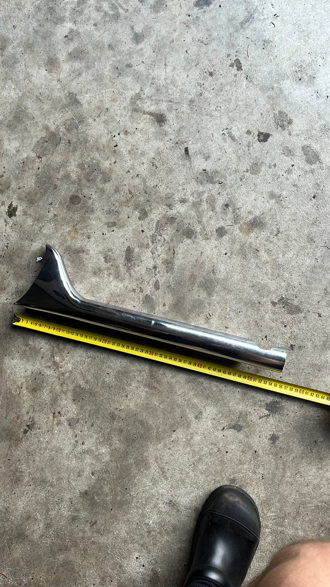 Harley davidson fishtail uitlaat demper shovel shovelhead, Ophalen of Verzenden, Gebruikt