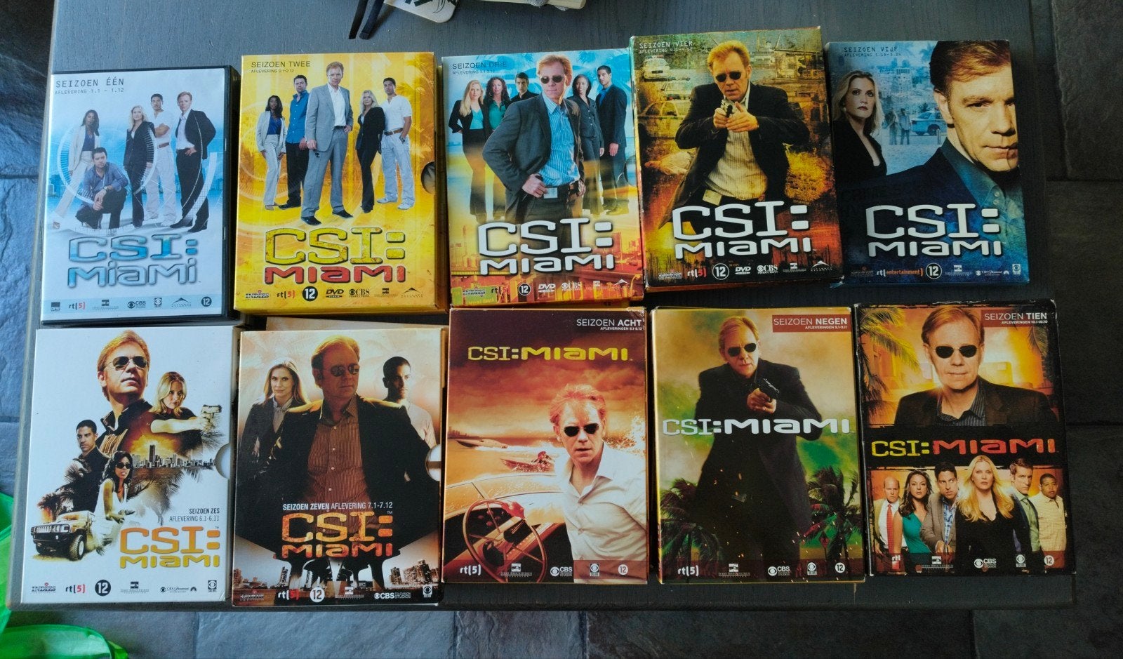 CSI Miami, 10 seizoenen op dvd, Vanaf 12 jaar, Ophalen of Verzenden, Zo goed als nieuw, Actie en Avontuur
