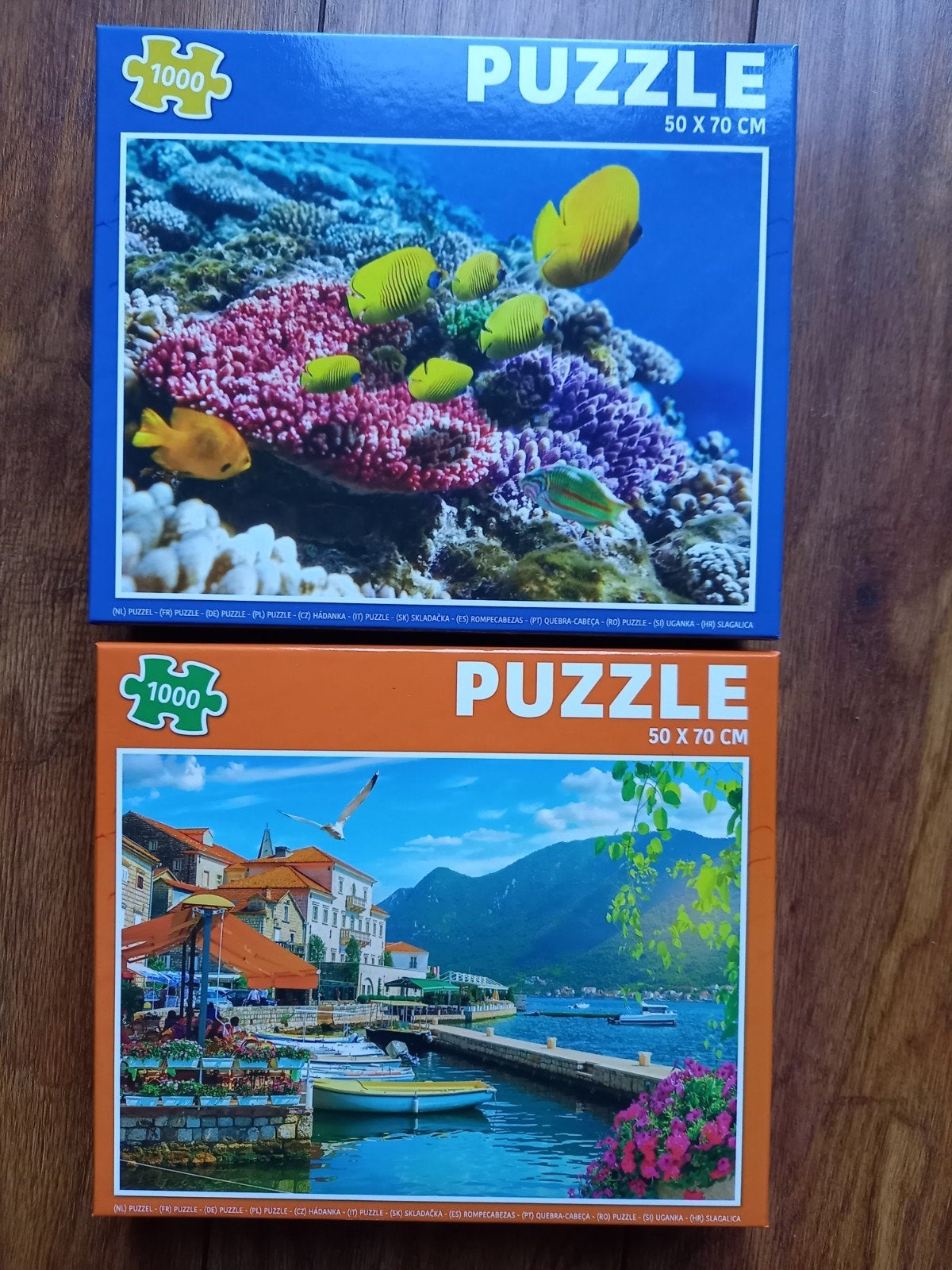 2 mooie puzzels - 1000 stukjes - Zgan!, Ophalen of Verzenden, Zo goed als nieuw