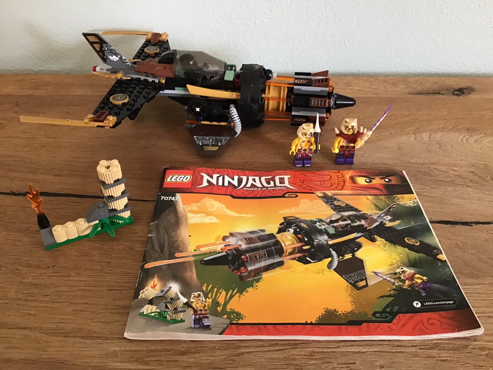 Lego Ninjago  70747 - Boulder Blaster, Ophalen of Verzenden, Gebruikt