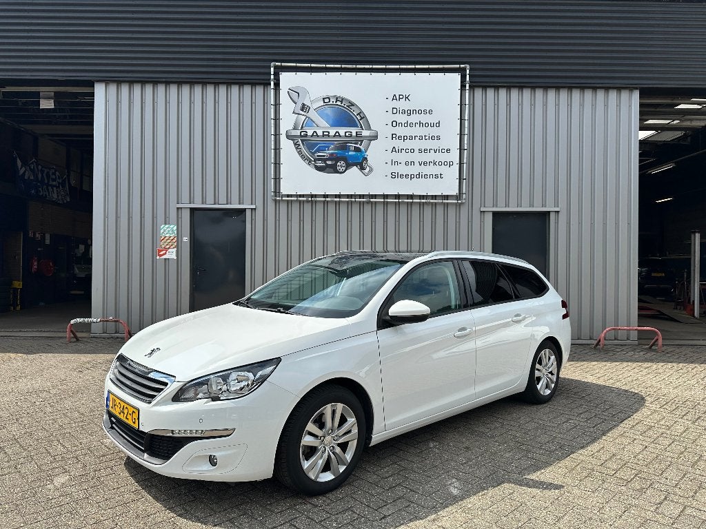 Peugeot 308 1.6 E-hdi 88 KW SW 2016 Wit, Auto's, Peugeot, Voorwielaandrijving, Stof, 4 cilinders, Wit
