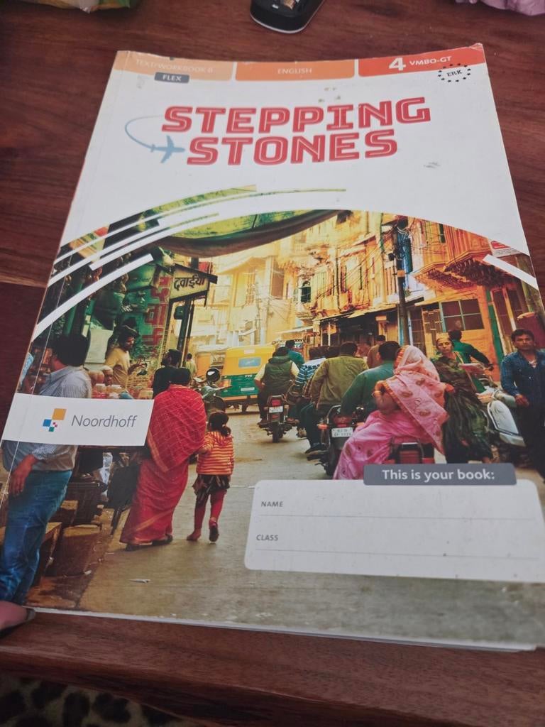 Stepping Stones 7e ed vmbo-gt 4 FLEX text/workbook A+B, Boeken, Ophalen of Verzenden, Gelezen