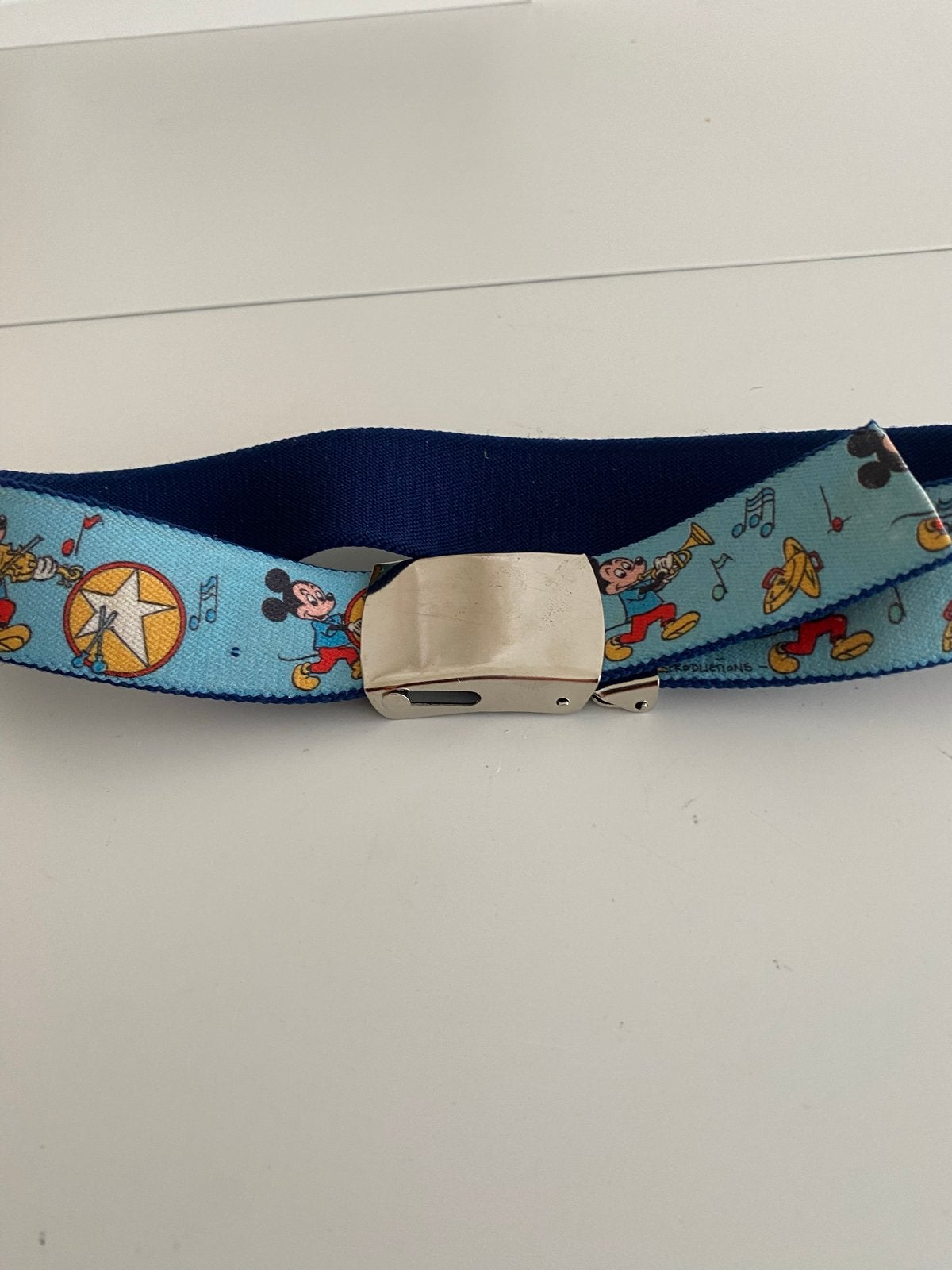 Elastische kinderriem met Mickey Mouse print, Ophalen of Verzenden, Gebruikt