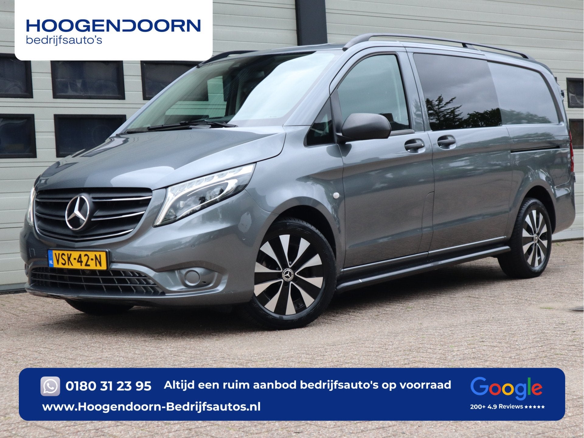 Mercedes-Benz Vito 116 CDI Automaat Euro 6 - DC 5 Pers. - 2x, Auto's, Gebruikt, Euro 6, 4 cilinders, Bedrijf
