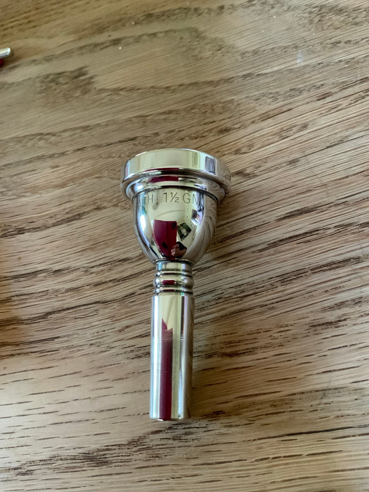 Vincent Bach Bastrombone Mondstuk 1 1/2 GM, Verzenden, Gebruikt, Koperblazer