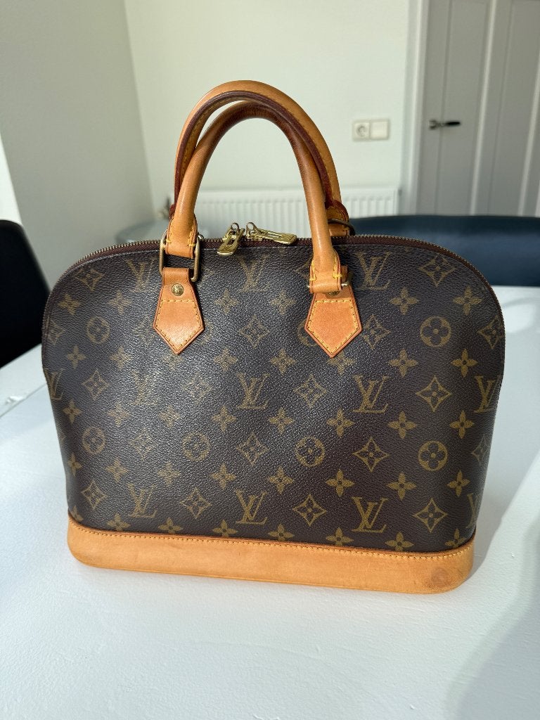 Louis Vuitton Alma PM monogram canvas, Ophalen of Verzenden, Zo goed als nieuw, Bruin, Handtas