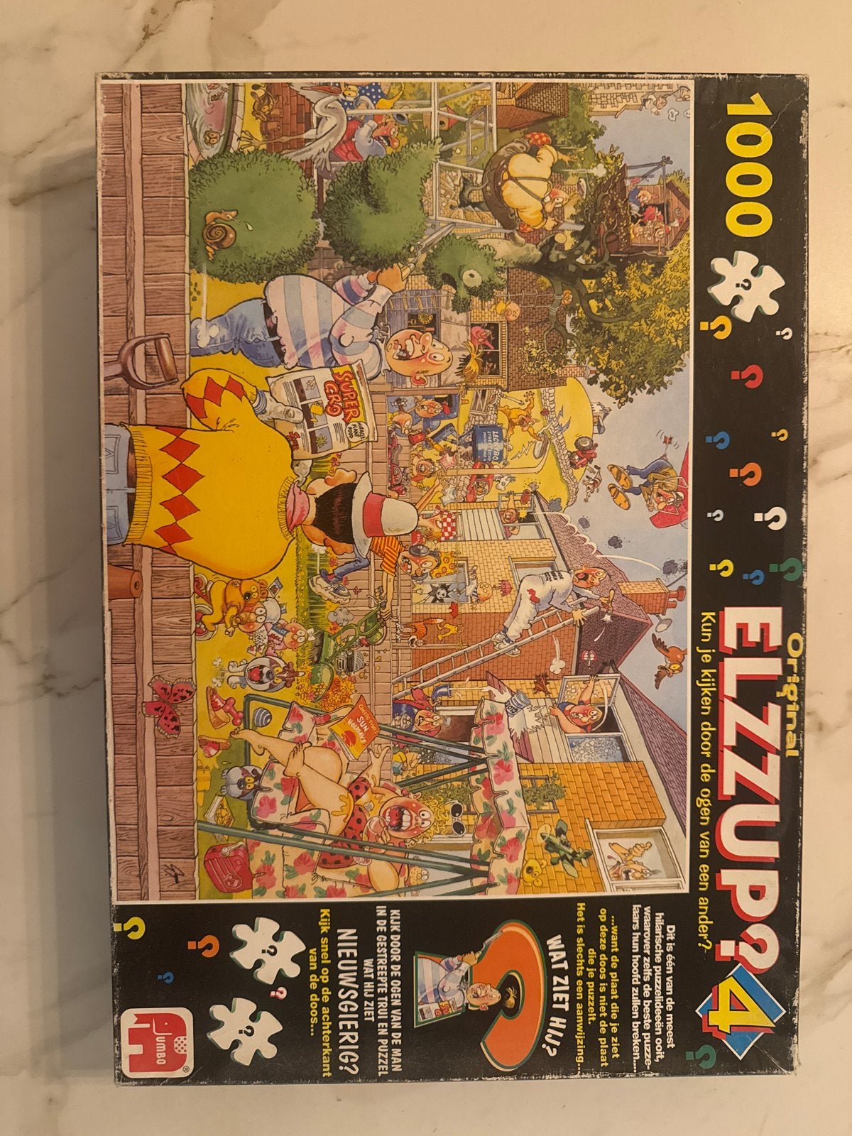 ELZZUP? 4 Puzzel 1000 stukjes - Groene Vingers, Ophalen of Verzenden, 500 t/m 1500 stukjes, Zo goed als nieuw, Legpuzzel