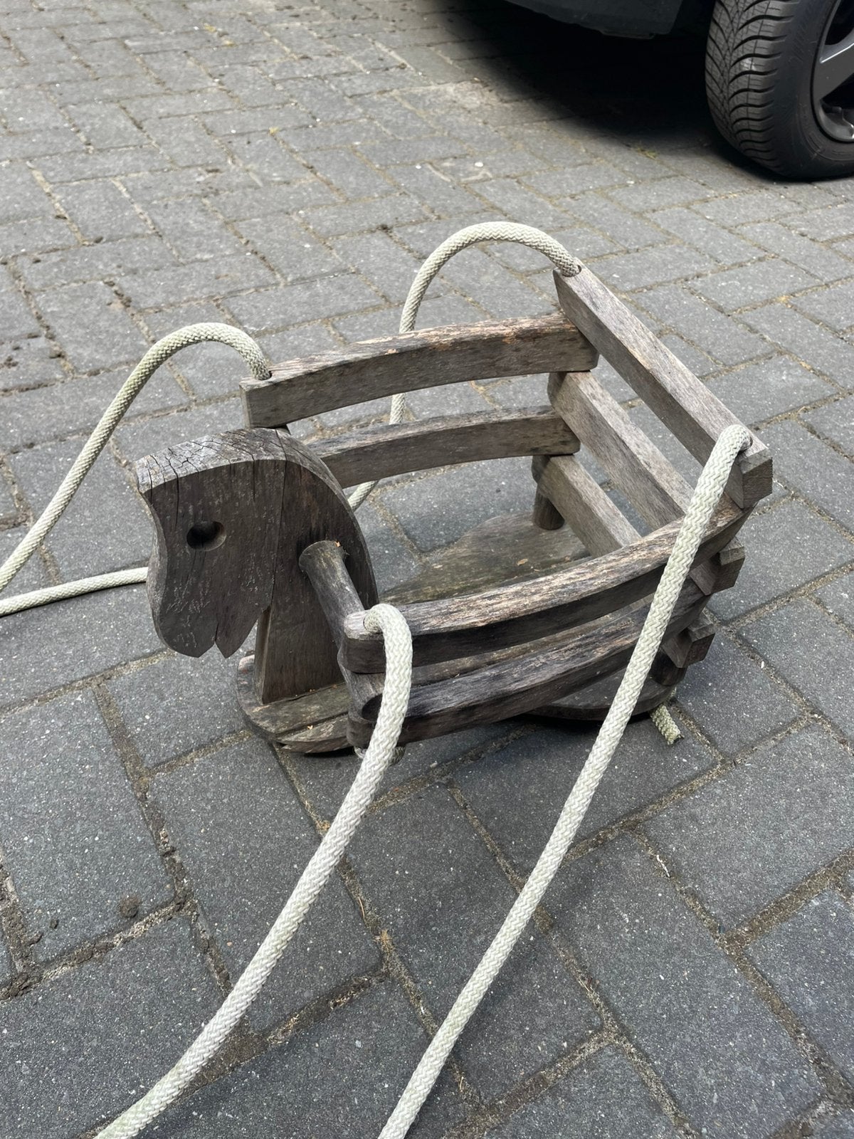Houten schommel, Ophalen of Verzenden, Schommel