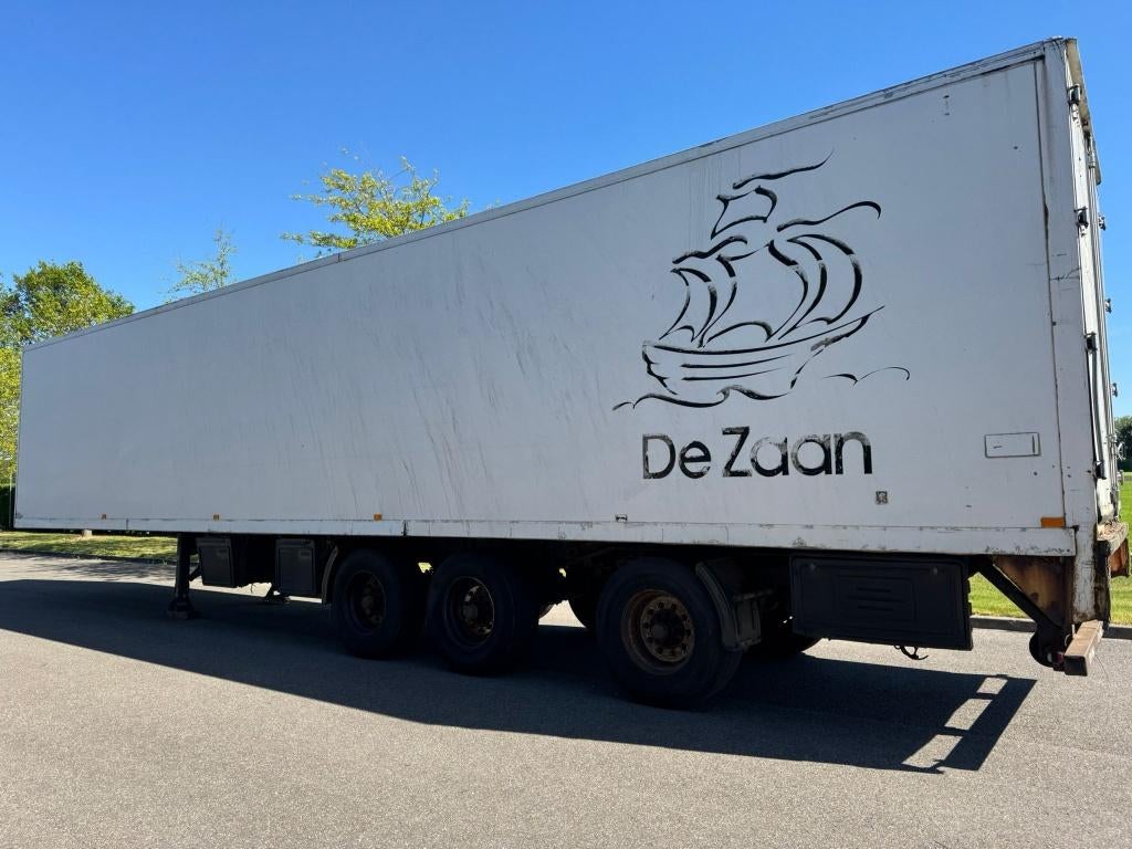 Vogelzang gesloten oplegger/trailer** opslag of export, Auto's, Wit, Bedrijf, Te koop