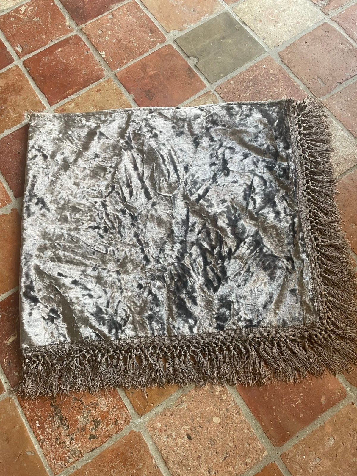 Zware royare omslagdoek klederdracht Zeeland, Antiek en Kunst, Ophalen of Verzenden