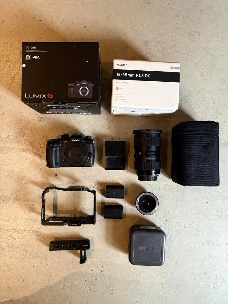 Panasonic lumix GH5 - Sigma 18-35mm + MEER, Overige merken, Gebruikt, 20x of meer, Ophalen of Verzenden