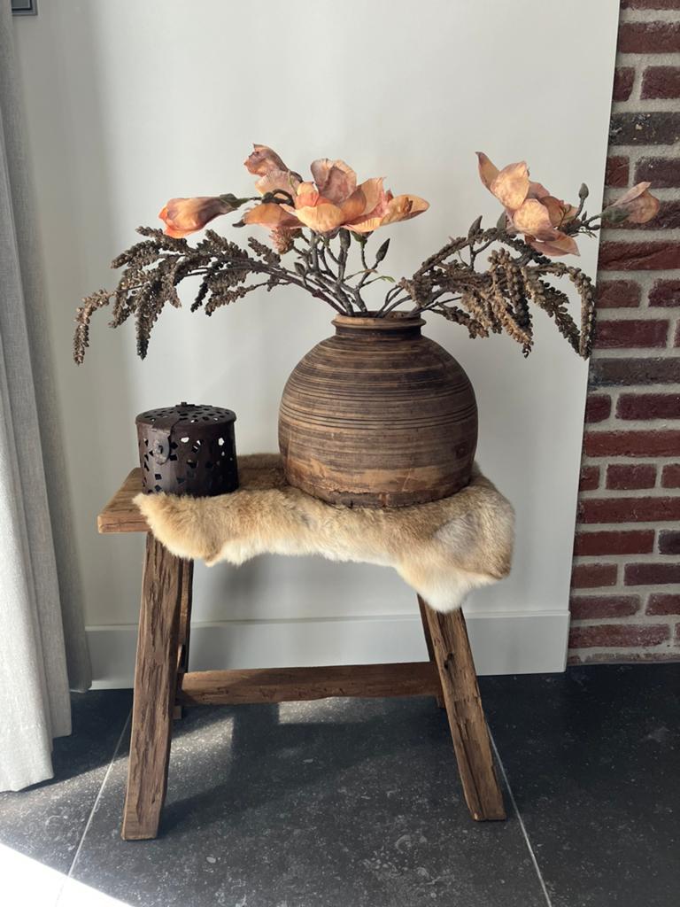 Landelijk bankje, Ophalen, Zo goed als nieuw, Hout