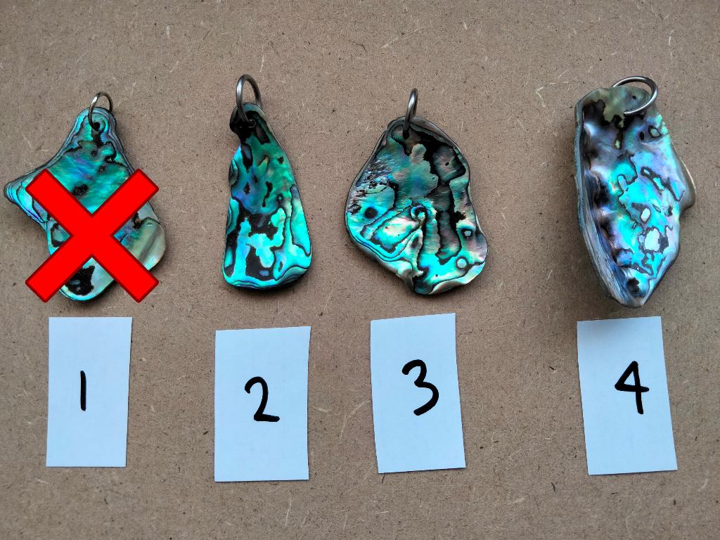 abalone kettinghangers mag los weg, Ophalen, Overige kleuren, Overige materialen