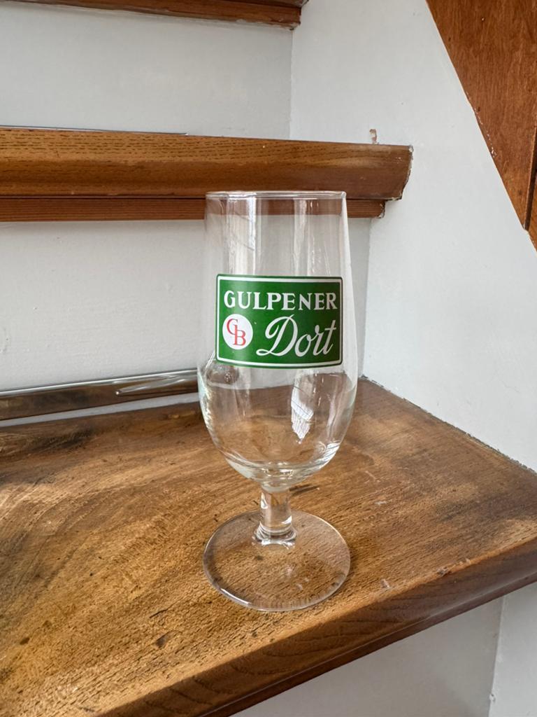 Gulpener dort bierglas, Verzamelen, Ophalen of Verzenden, Zo goed als nieuw, Glas of Glazen, Gulpener