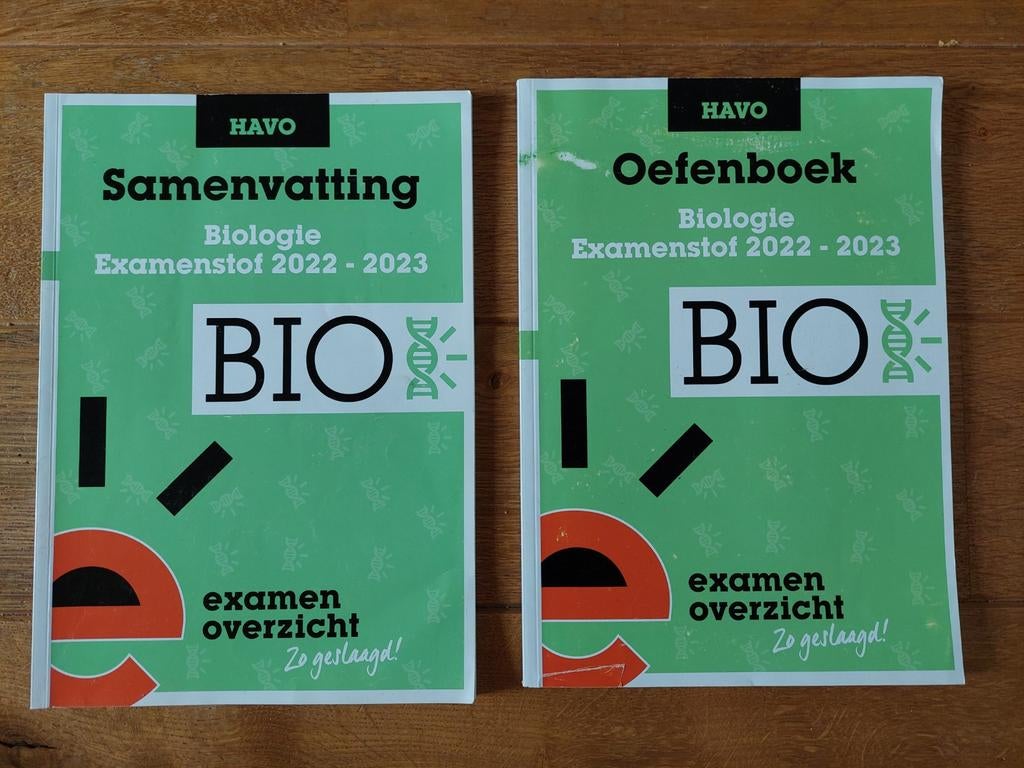 Samenvatting en oefenboek Biologie voor HAVO ExamenOverzicht, Boeken, Schoolboeken, Biologie, HAVO, Ophalen of Verzenden, ExamenOverzicht