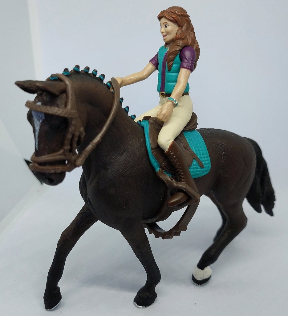 Schleich 42516 Lisa en Storm, Ophalen of Verzenden, Gebruikt, Paard, Beeldje of Figuurtje