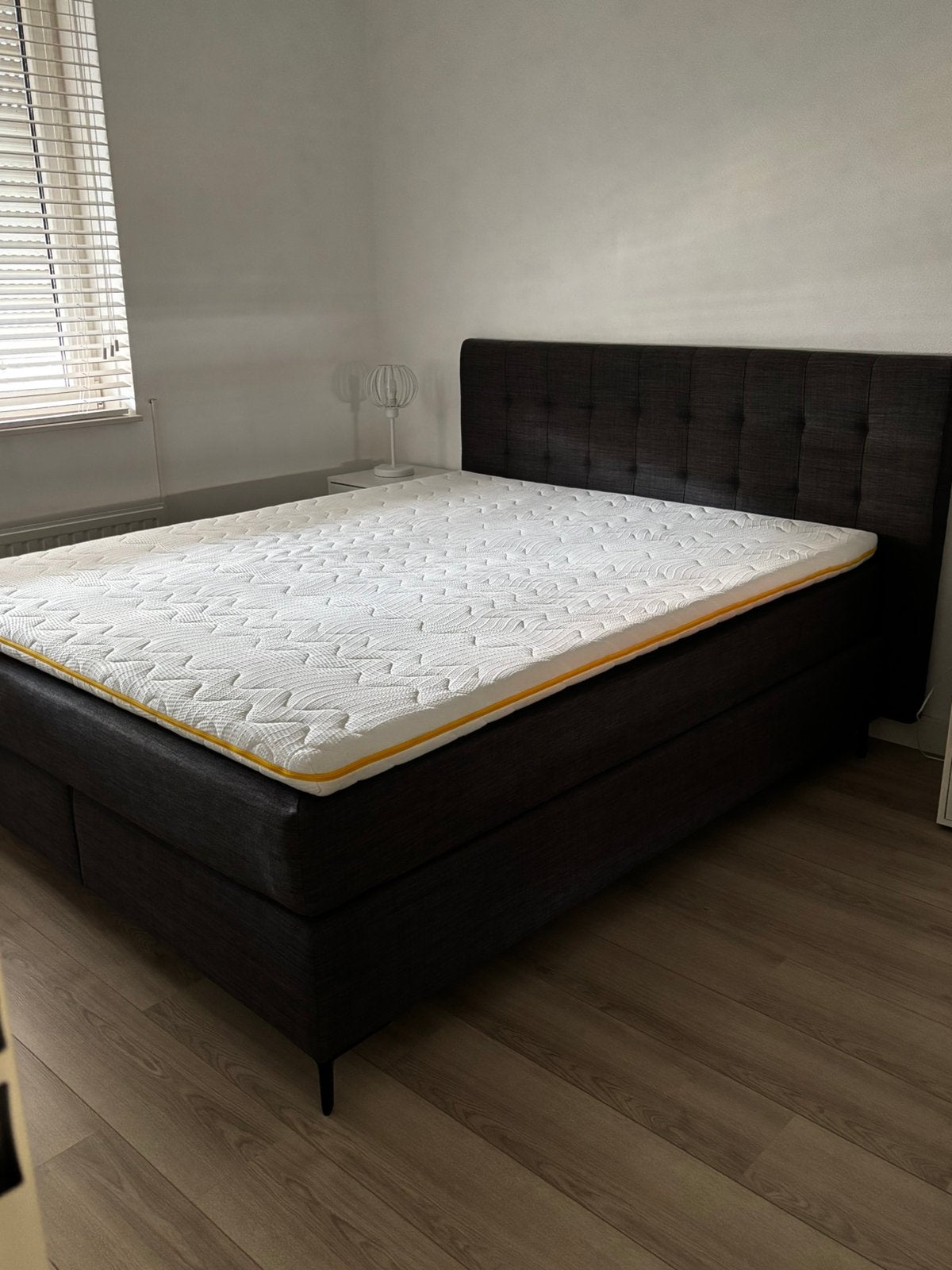 Boxspring 160x200 – zeer nette staat, Ophalen, Zo goed als nieuw, Tweepersoons, 160 cm