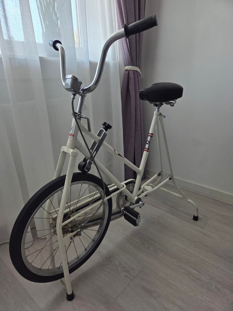Vintage Universal hometrainer binnenfiets gaaf roestvrij, Fietsen en Brommers, Fietsen | Oldtimers, Ophalen