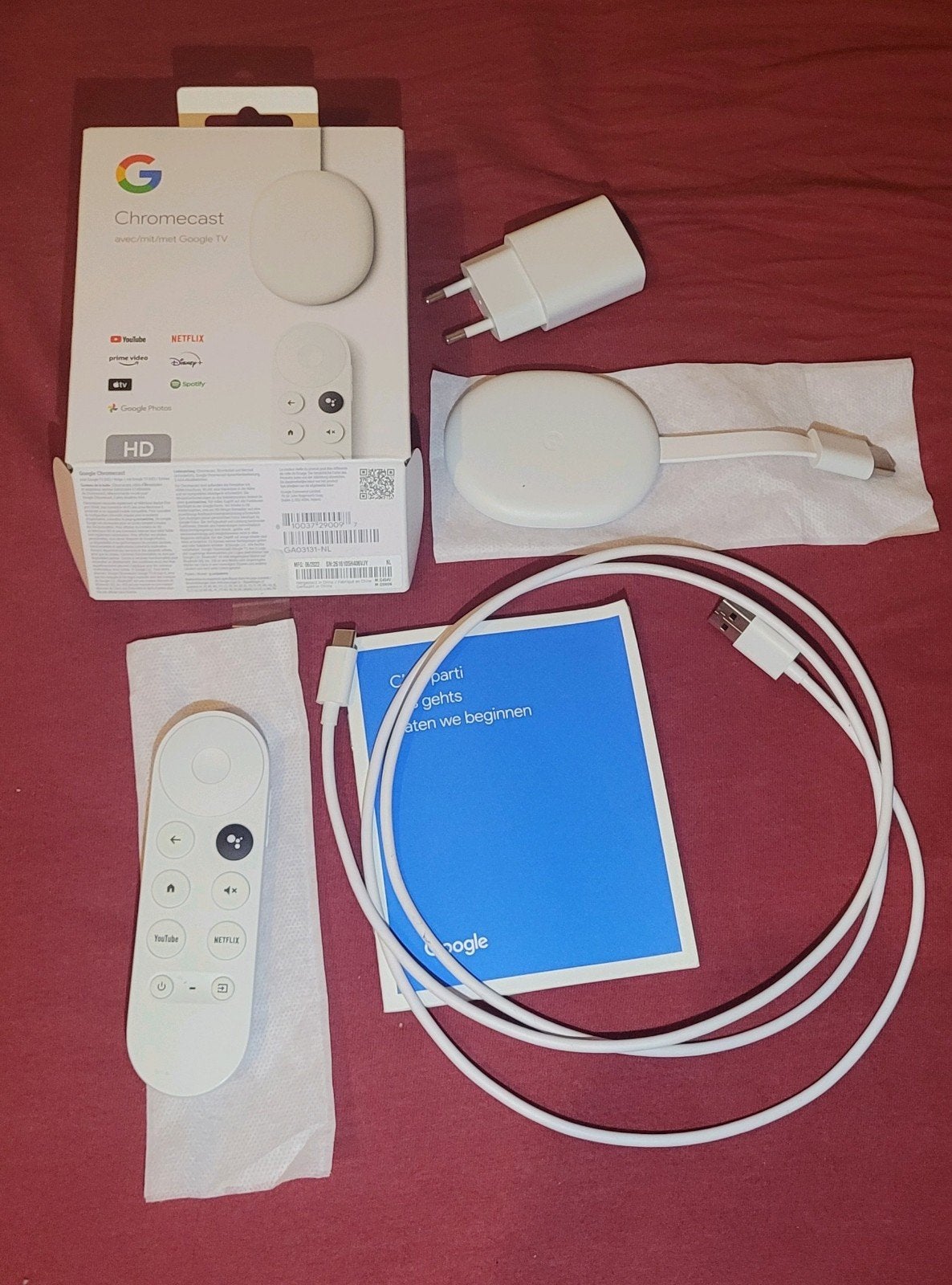 Chromecast 4k, Verzenden