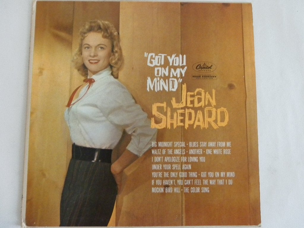 LP Jean Shepard - Got You On My Mind, LP, Gebruikt, Originele persing, Ophalen of Verzenden