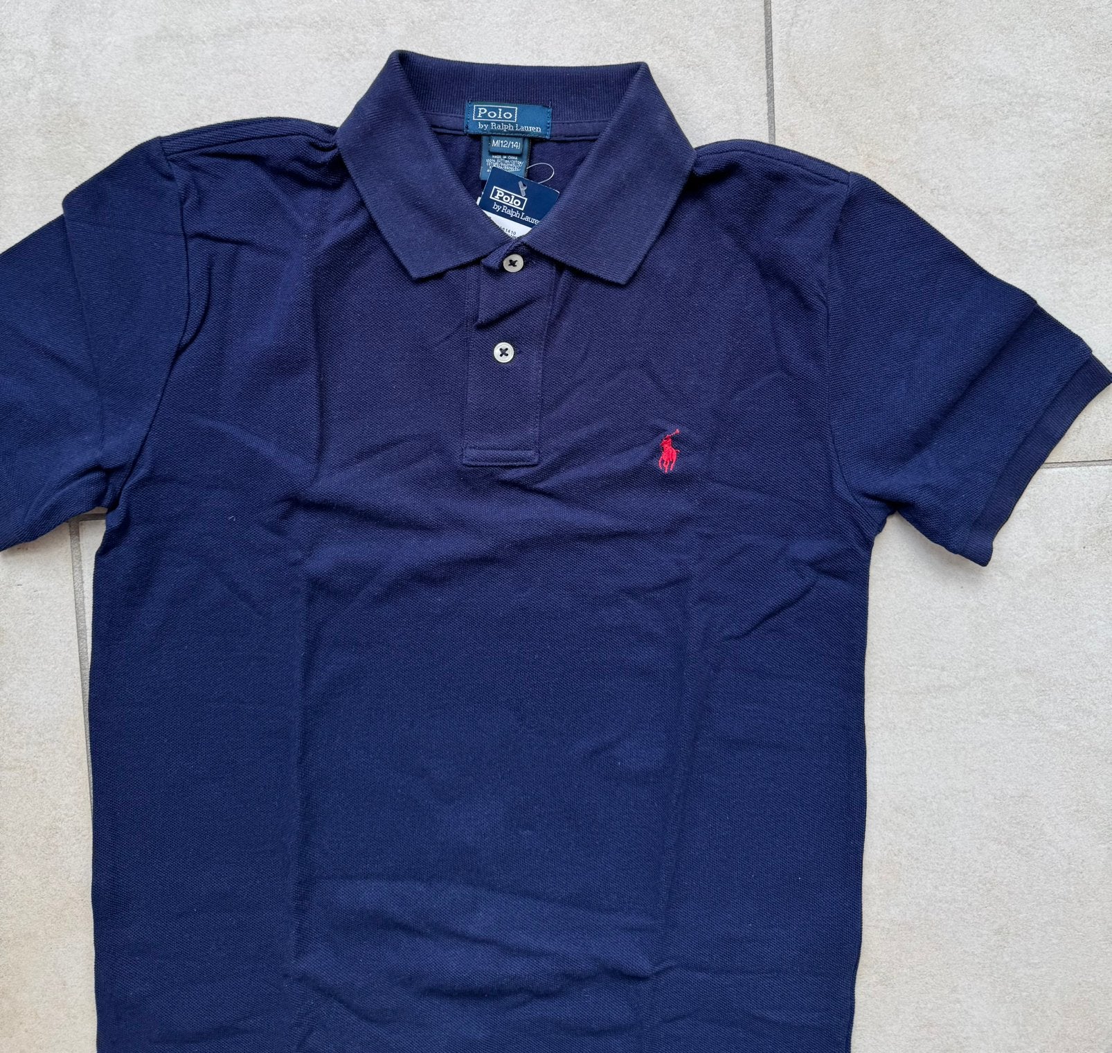 Nieuw Ralp Lauren polo shirt mt M 12 - 14 152 158 164 blauw, Nieuw, Ophalen of Verzenden, Shirt of Longsleeve, Jongen