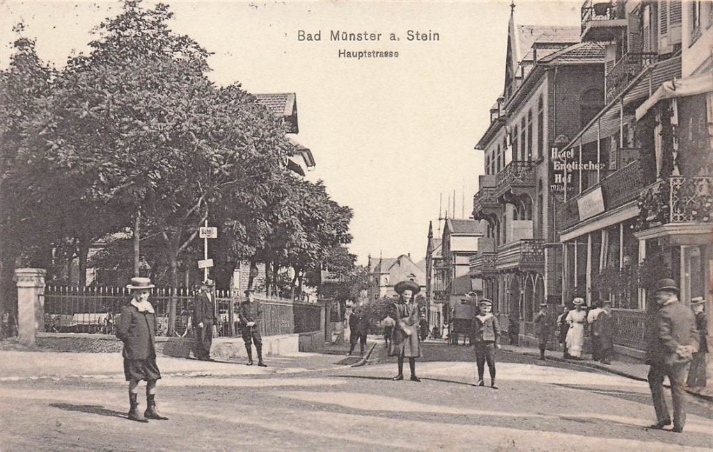 703-187-005 Bad Münster am Stein Hauptstrasse, Verzenden, Voor 1920, Duitsland