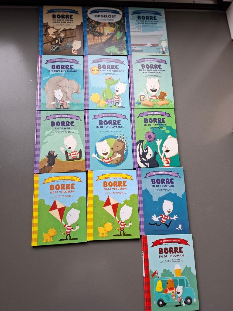 Borre Boeken Collectie - Diverse Avonturen 13 stuks, Fictie algemeen, Ophalen of Verzenden, Zo goed als nieuw, Jeroen Hoogerwerf