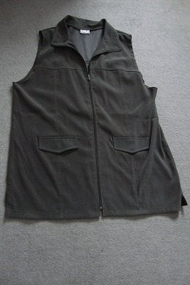 Groene HES of BODYWARMER Maat L, Kleding | Dames, Bodywarmers, Ophalen of Verzenden, Zo goed als nieuw, Maat 38/40 (M), Zwart