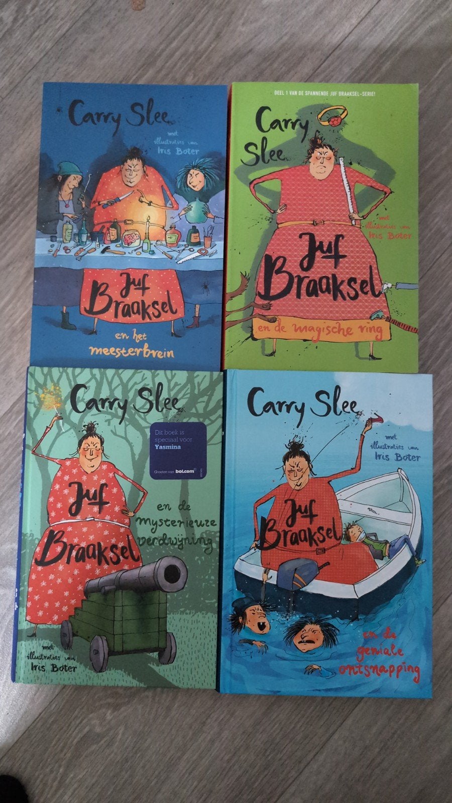 Carry Slee - Juf Braaksel boeken (4 stuks), Ophalen of Verzenden, Zo goed als nieuw, Carry Slee, Fictie