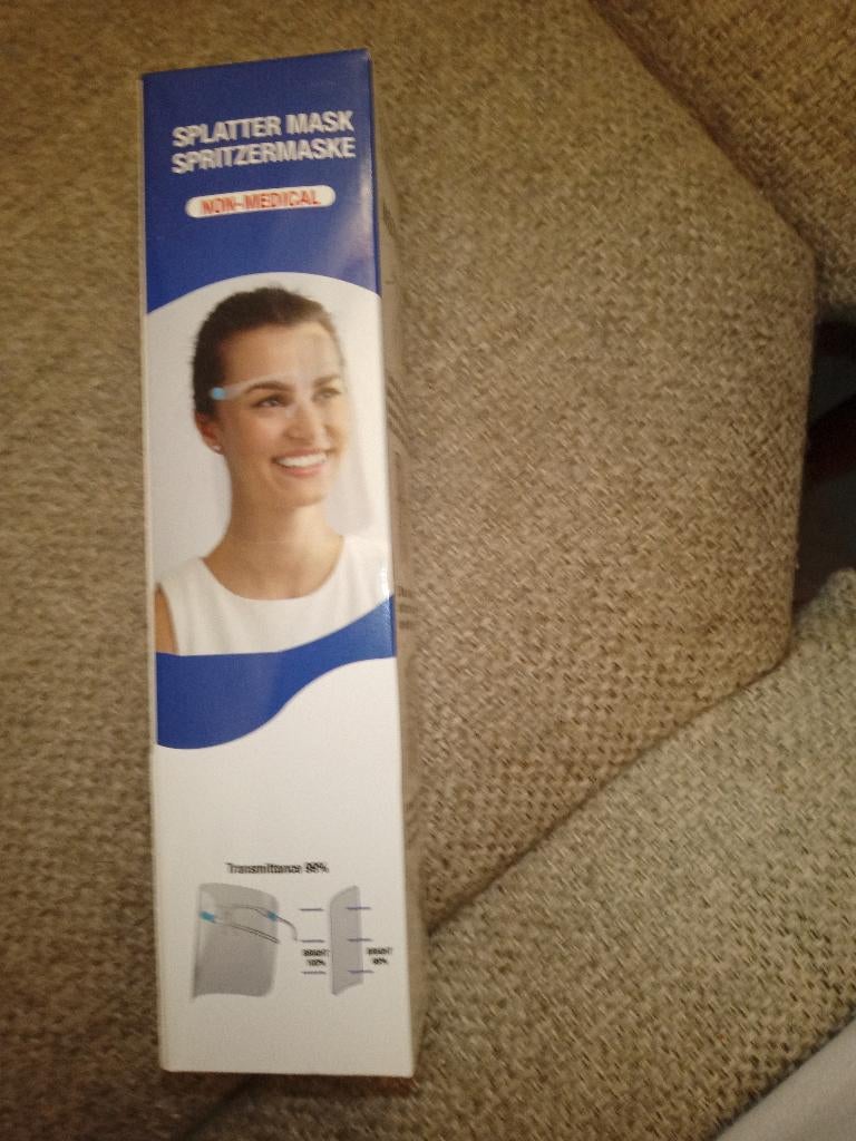 Te koop gezicht spatscherm nieuw in verpakking, Ophalen of Verzenden, Nieuw