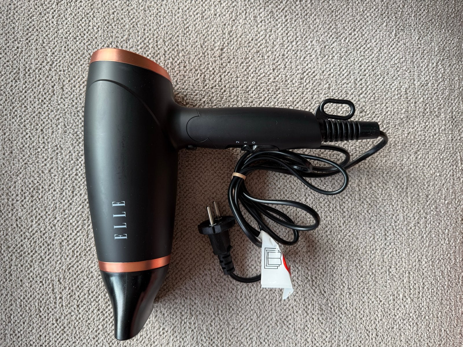 ELLE Föhn haardroger 1800-2200W, opvouwbaar, Ophalen of Verzenden, Zo goed als nieuw, Haarverzorging