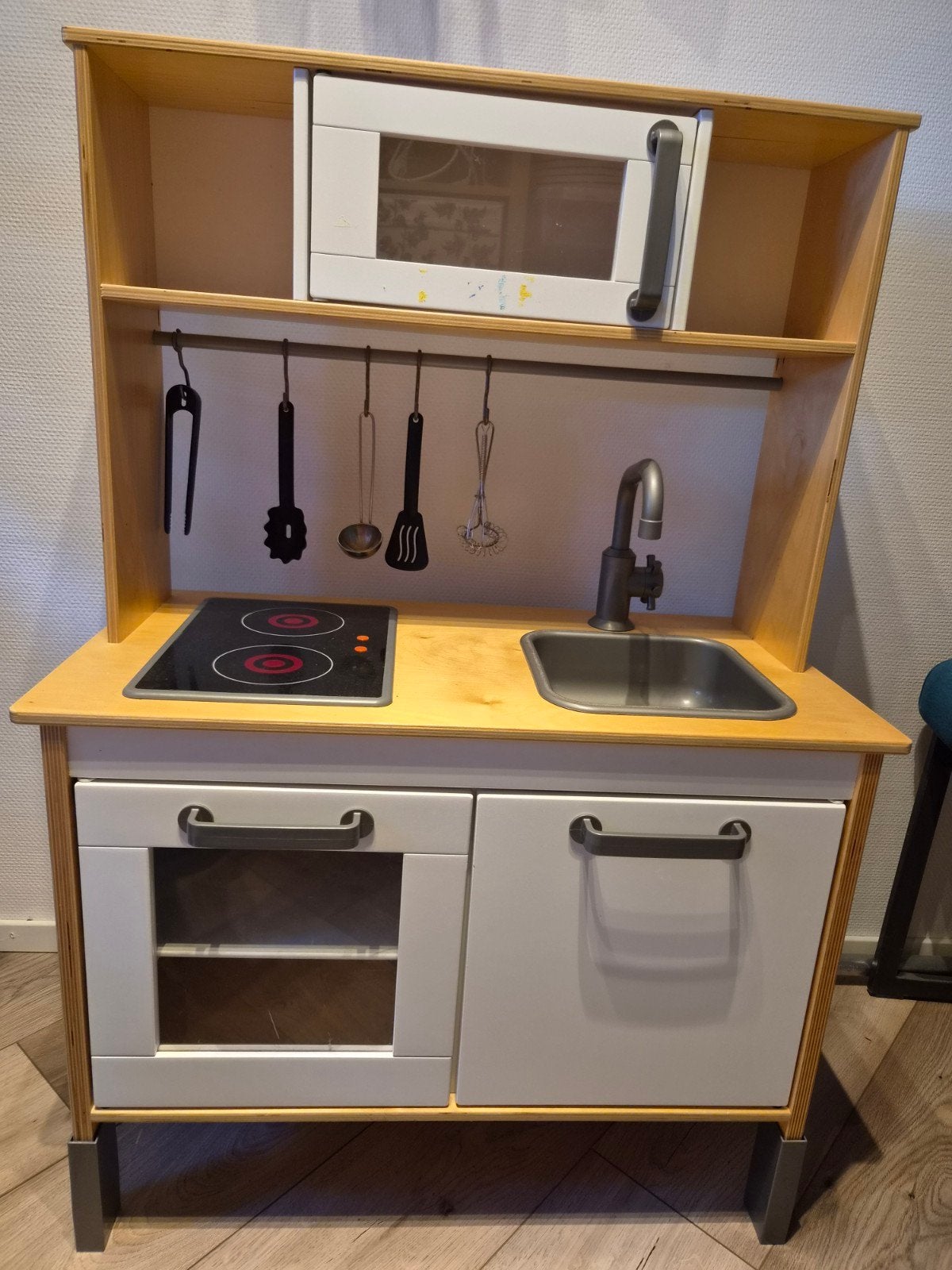 Ikea speelkeuken met uitgebreide accessoires, Ophalen, Gebruikt, Hout, Speelkeuken