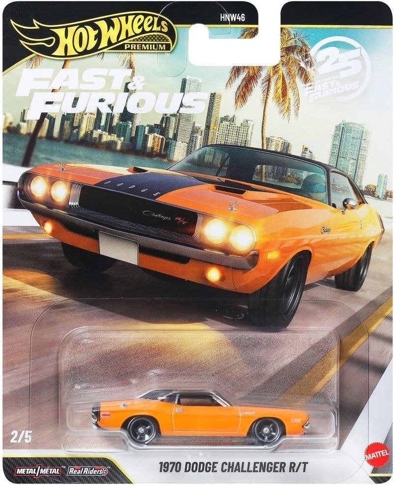 Hot Wheels Premium 1970 Dodge Challenger R/T Fast & Furious, Ophalen of Verzenden, Nieuw