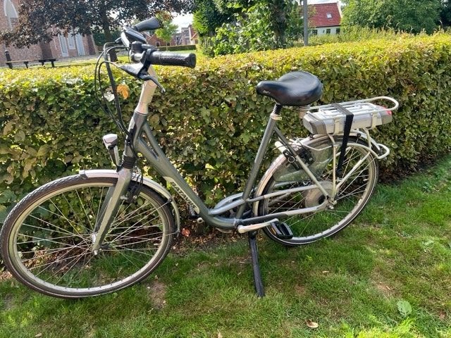Elektrische fiets Batavus framehoogte 57 accu 500, Ophalen, Gebruikt, Batavus, 50 km per accu of meer
