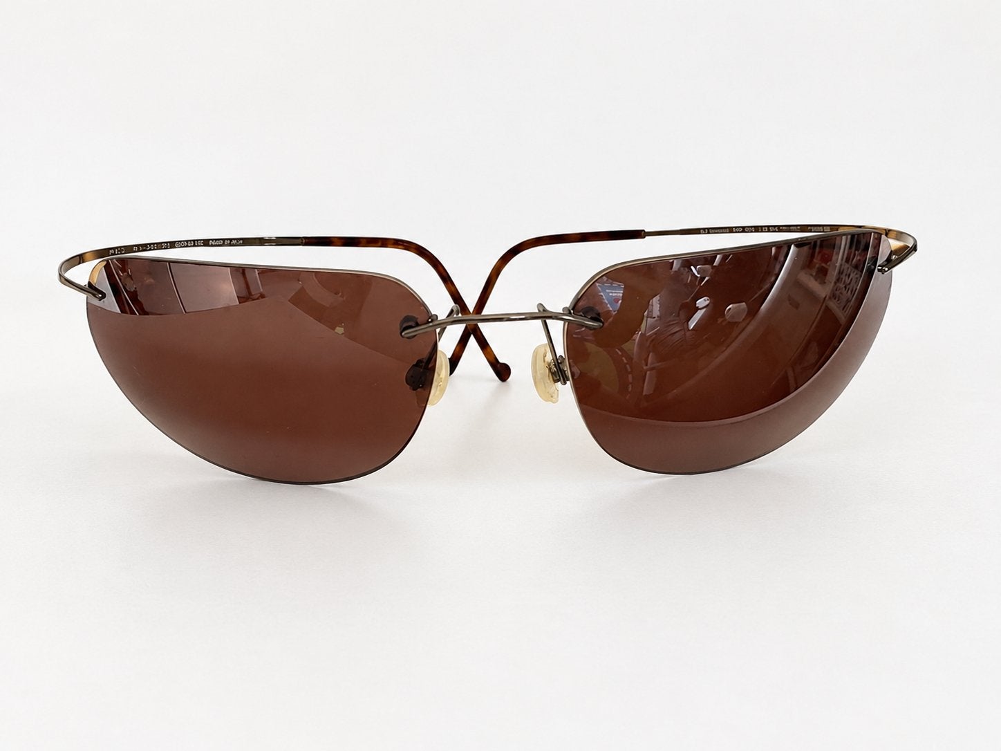 Maui Jim Zonnebril - Bruin, Randloos, Inclusief Hoesje, Sieraden, Tassen en Uiterlijk, Overige merken, Gebruikt, Zonnebril, Bruin