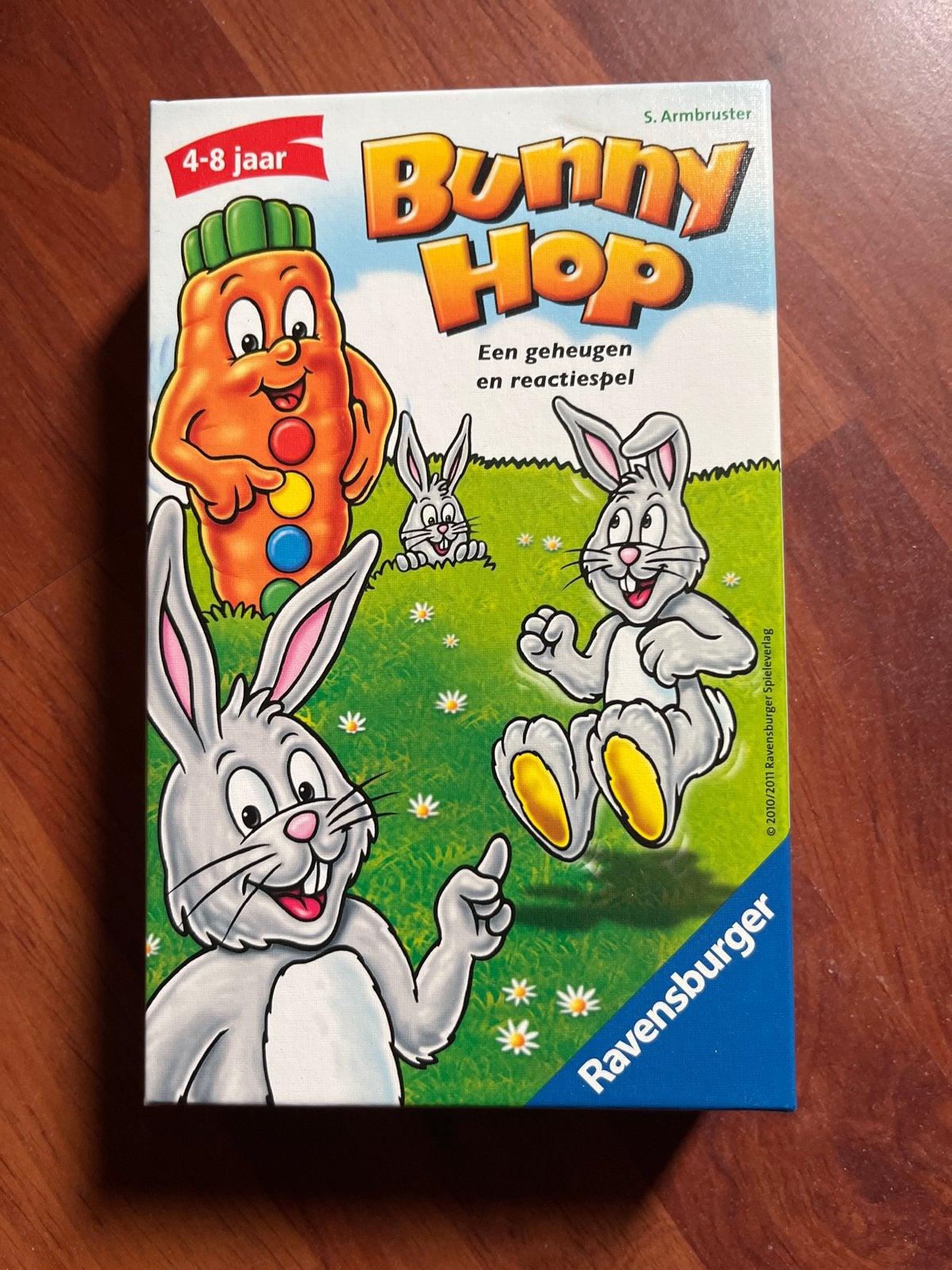 Bunny Hop: Een geheugen- en reactiespel van Ravensburger, Hobby en Vrije tijd, Gezelschapsspellen | Bordspellen, Drie of vier spelers