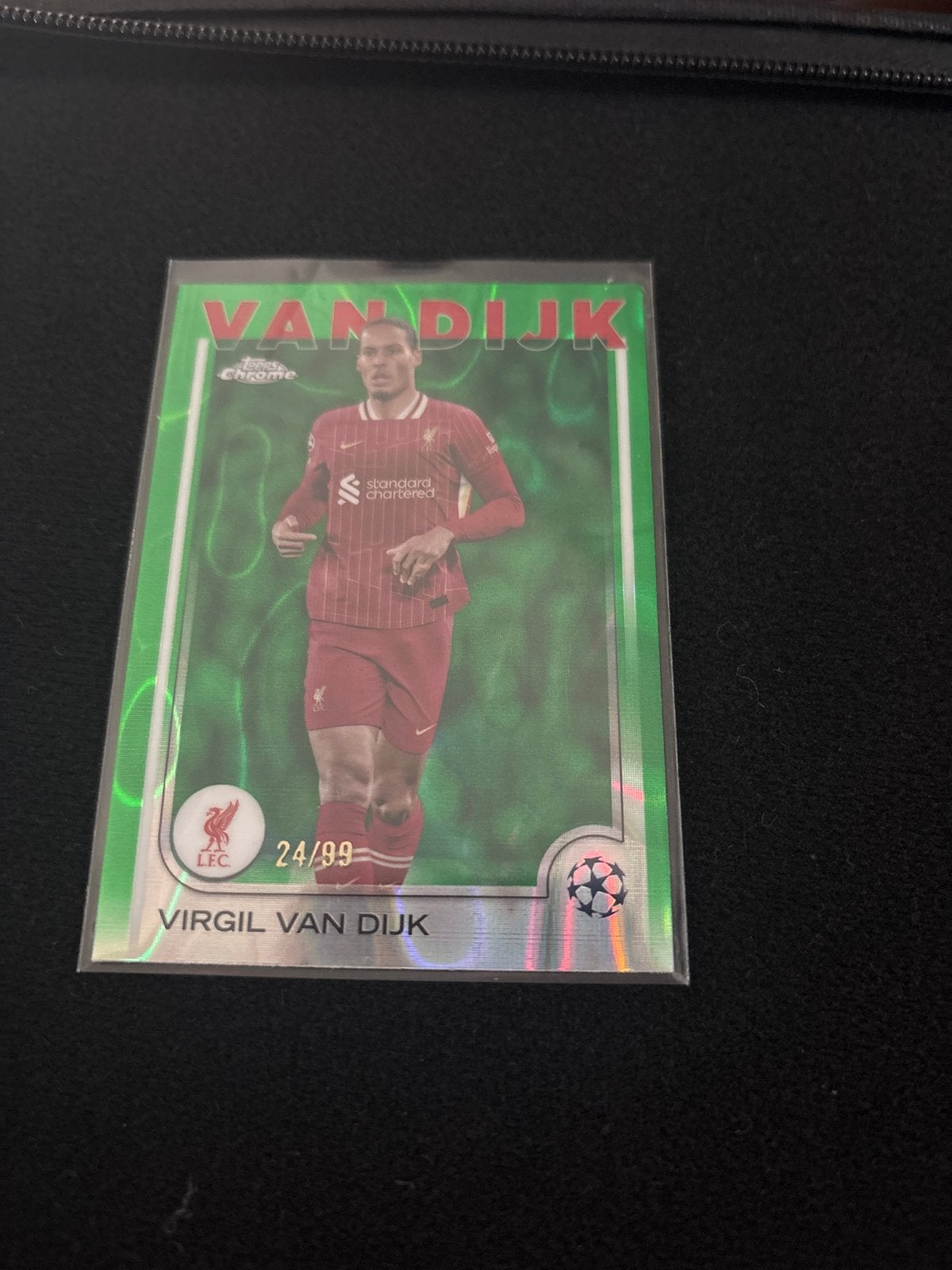 Virgil van Dijk Topps Chrome Spelerskaart 24/99, Ophalen of Verzenden, Zo goed als nieuw, Buitenlandse clubs, Spelerskaart