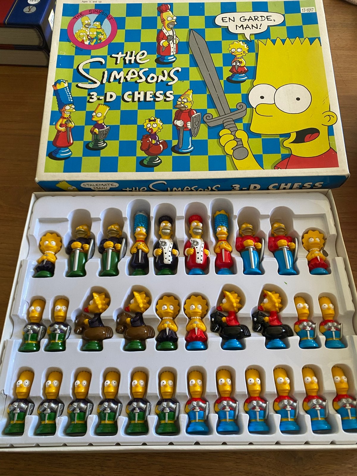 The Simpsons 3-D Chess - Originele editie 1991, Een of twee spelers, Ophalen, Zo goed als nieuw