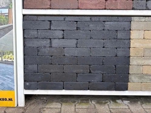 stonique trommel dikformaat 6 cm antraciet, Klinkers, Nieuw, Ophalen of Verzenden, 10 m² of meer