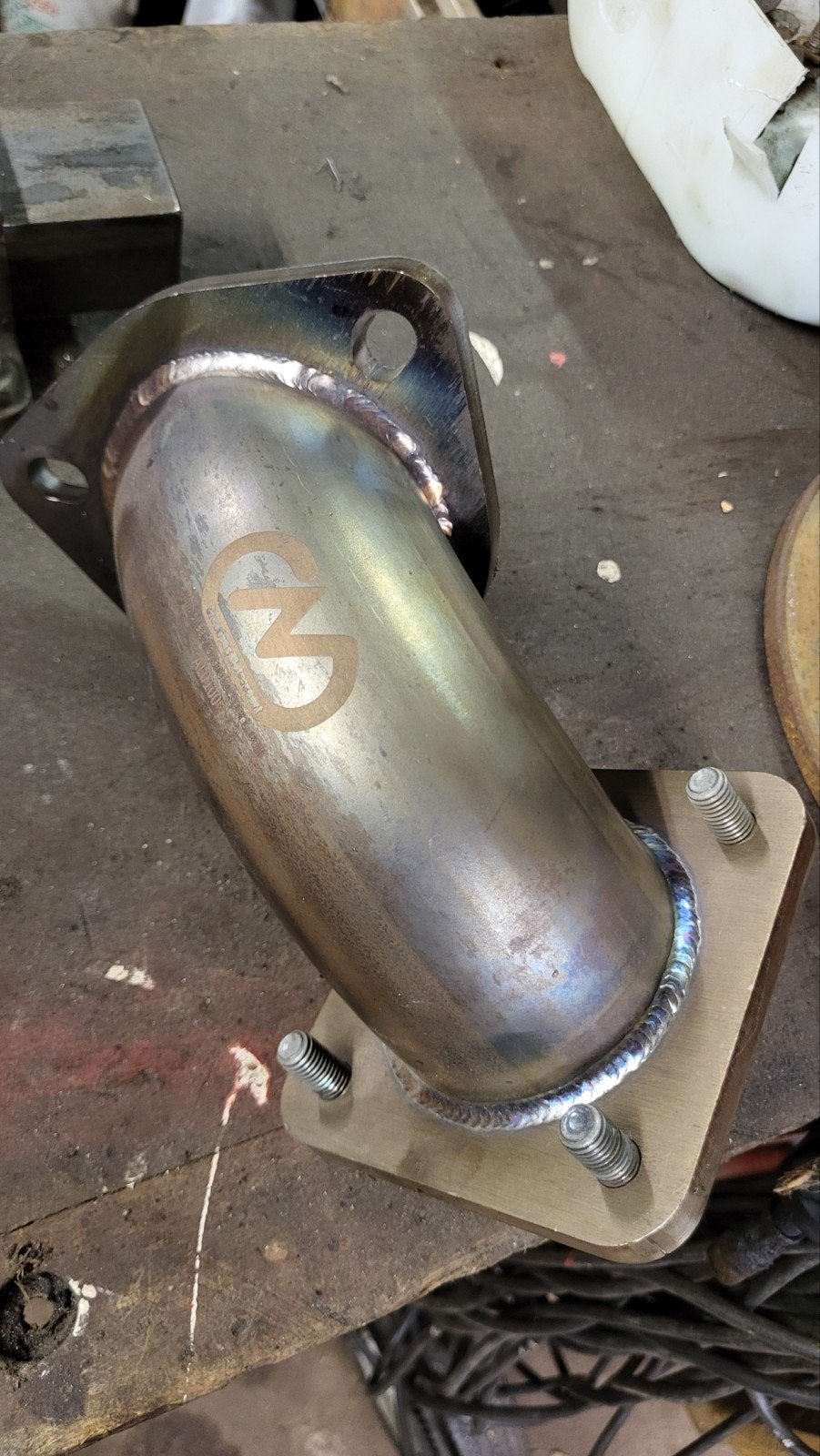 Creations motorsport downpipe adapter k04 k03, Ophalen of Verzenden, Gebruikt
