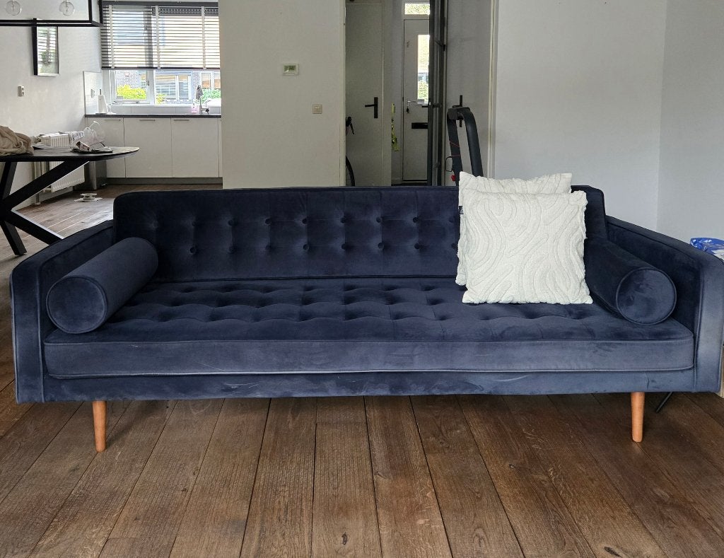 Velvet bank, Ophalen, Gebruikt, Driepersoons, 75 tot 100 cm