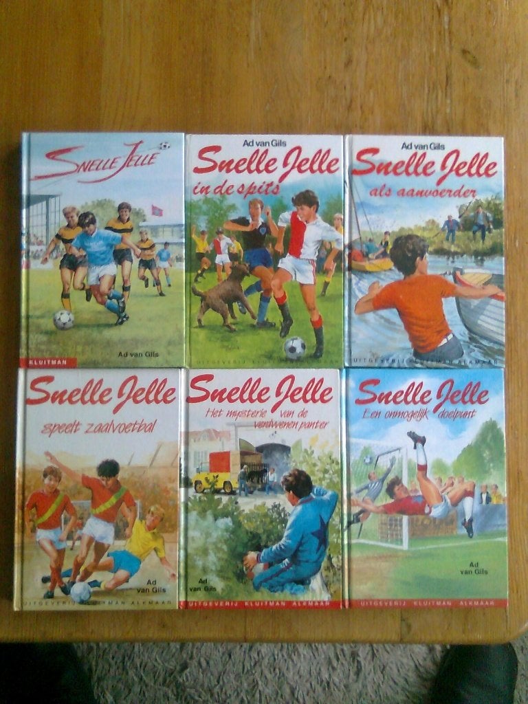 Snelle Jelle-serie, 8 delen  en 1 keer 2 delen in 1 band, Ophalen of Verzenden, Zo goed als nieuw