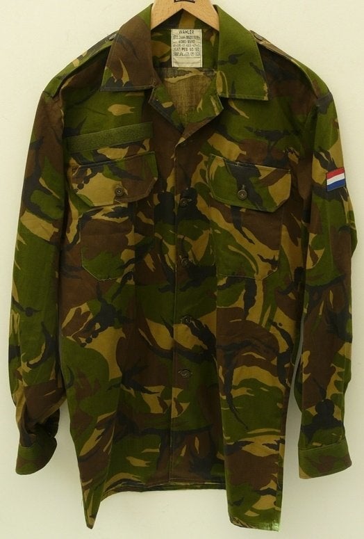 Blouse, Zomer, Lange Mouw, M93, Maat 6080/8590, KL, 1994.(3), Ophalen of Verzenden, Landmacht, Nederland, Kleding of Schoenen