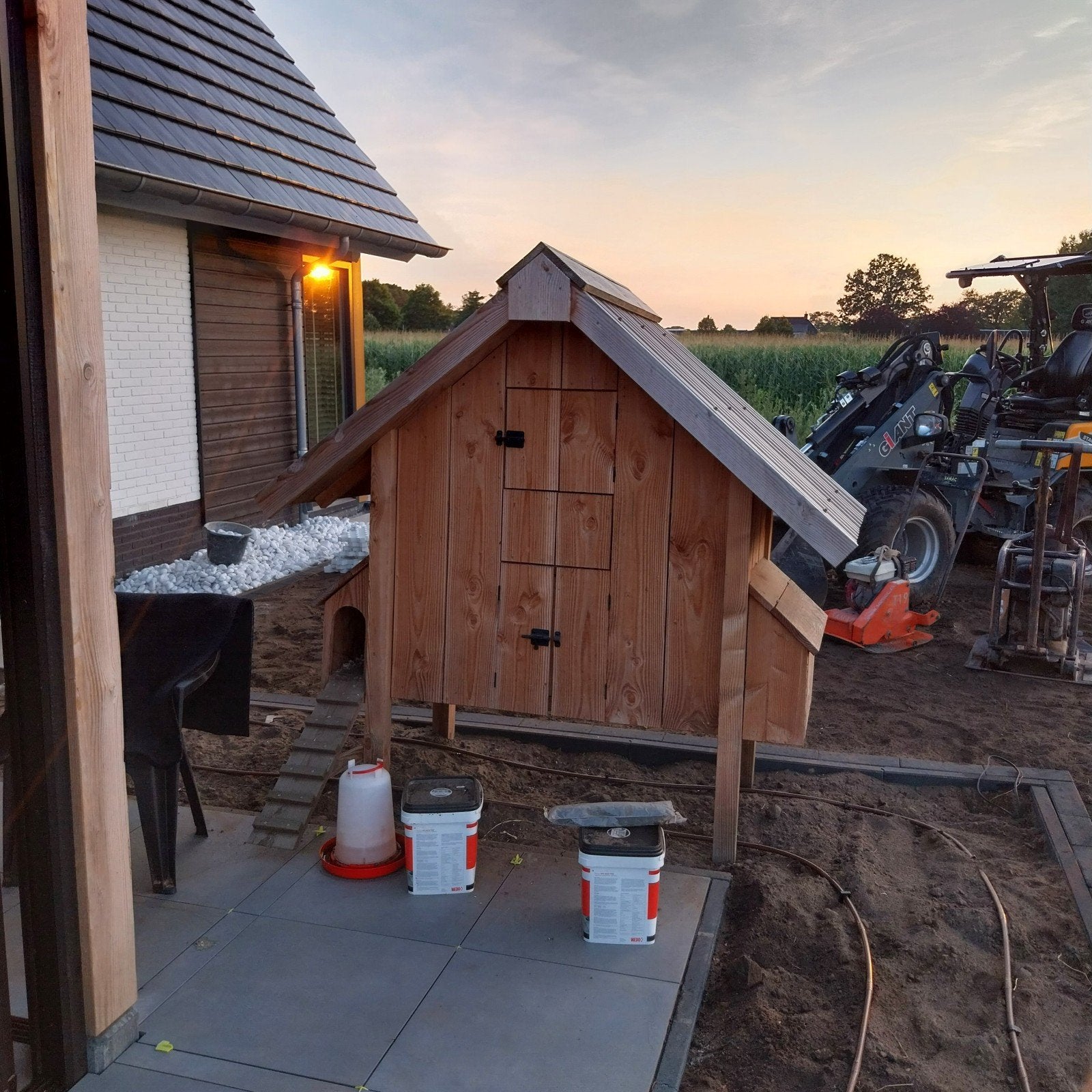 kippenhok te koop, Dieren en Toebehoren, Pluimvee | Toebehoren, Ophalen, Zo goed als nieuw