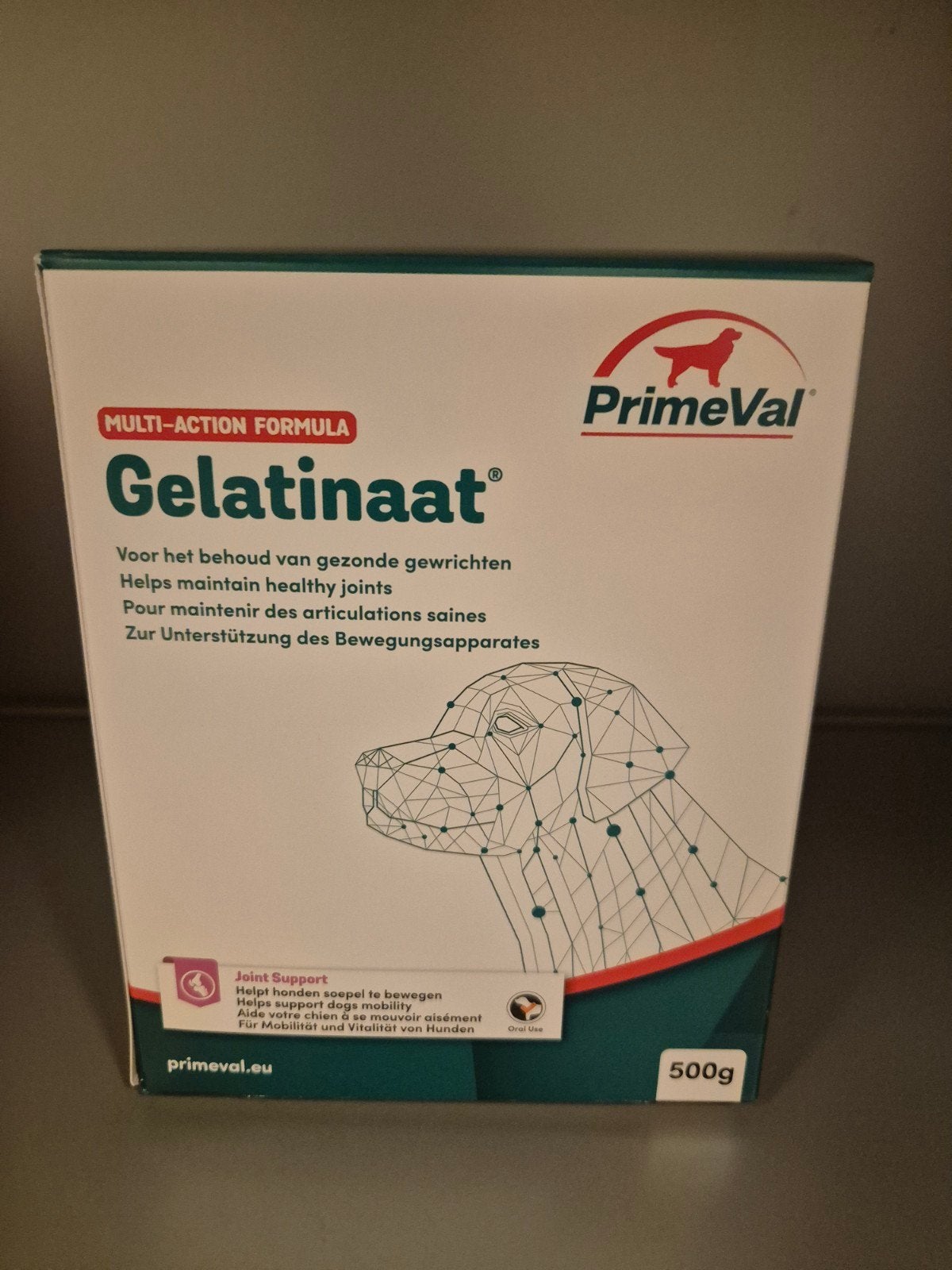 PrimeVal Gelatinaat Hond 500g, Dieren en Toebehoren, Ophalen of Verzenden, Hond