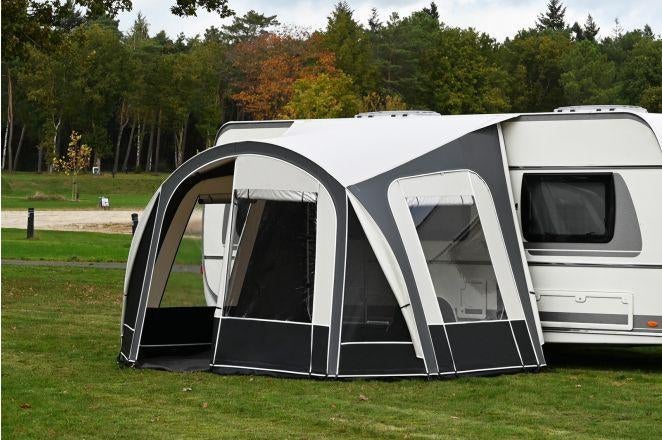 Unico Deeltent 350 – zo goed als nieuw!, Caravans en Kamperen, Ophalen, Zo goed als nieuw