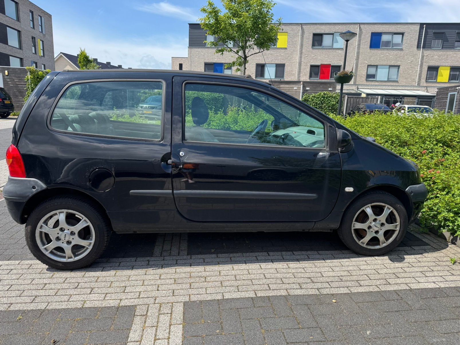 Renault Twingo 1.2 Airco 2005 2005 Zwart, Auto's, Voorwielaandrijving, Twingo, 600 kg, 4 cilinders